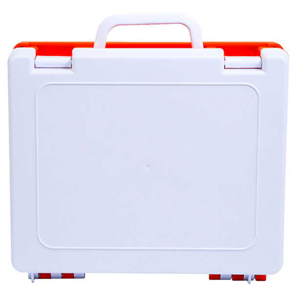 AeroCase Medium White and Orange Rugged Case 27.5 x 23.5 x 9cm | Mega Office Supplies
