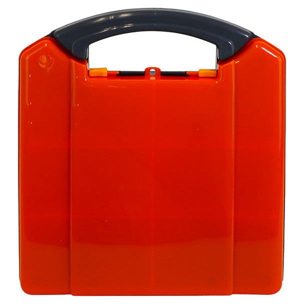 AeroCase Small/Medium Orange and Grey Neat Plastic Case 25.5 x 23.5 x 9cm | Mega Office Supplies