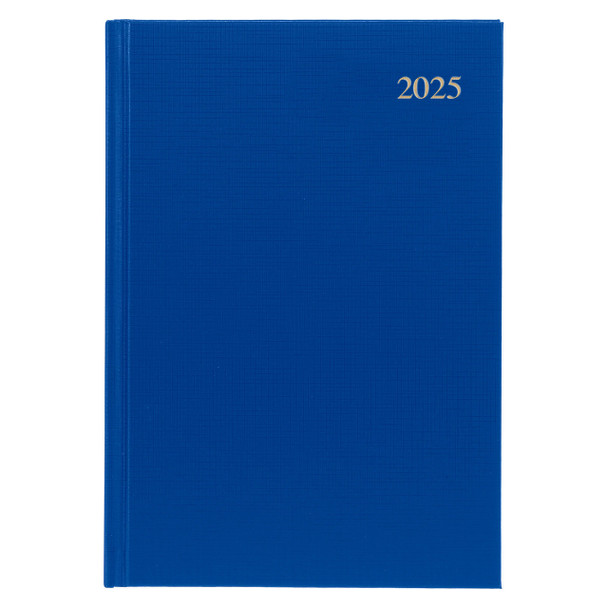 Collins Essential Diary 2025 ESSA43.60 A4 Week To A View Blue | Mega Office Supplies