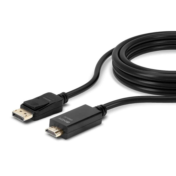 0.5m DisplayPort to HDMI 10.2G Cable Lindy