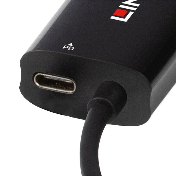 Ethernet Converter with Power Delivery Lindy USB 3.2 Gigabit