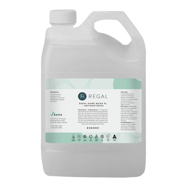 Regal Hand Wash 5 Litre Antibacterial | Mega Office Supplies