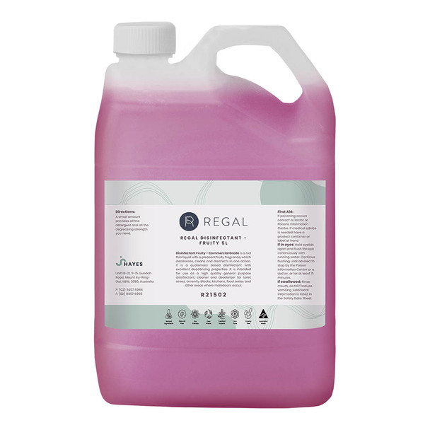 Regal Disinfectant Fruity 5 Litre