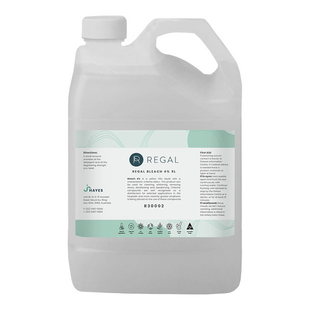Regal Bleach 4% 5 Litre