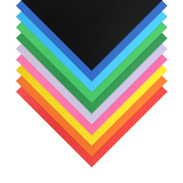 Quill Assorted Shapes Matte Squares 254mm Double Sided 80gsm Pack of 360