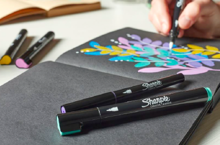 Sharpie Creative Marker Assorted Brush Tip Acrylic Water-Based Pack of 12