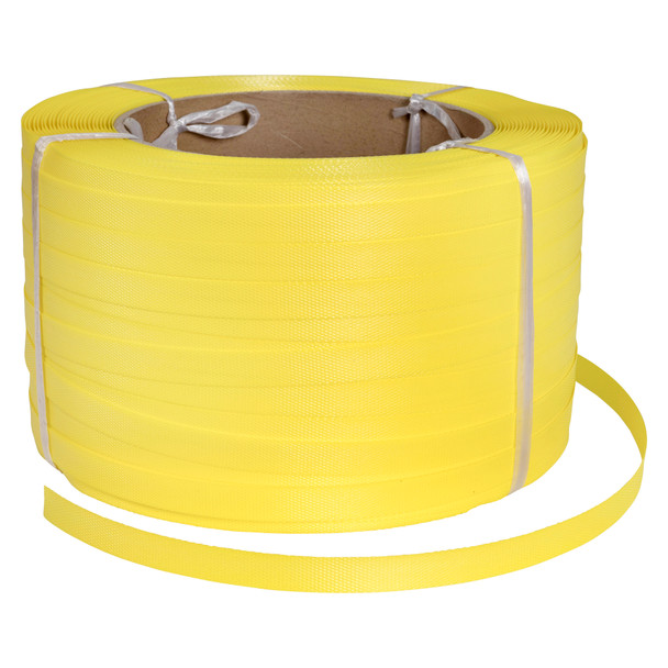 Marbig Professional Polypropylene Hand Strapping 19mm x 700m x 0.5mm Yellow | Mega Office Supplies
