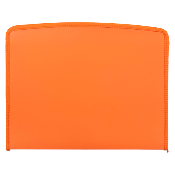 ColourHide Tangerine Zip It A4 Expanding File | Mega Office Supplies