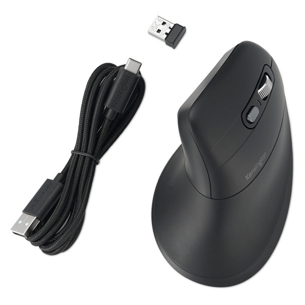 Kensington Black Pro Fit Ergo MY630 EQ Rechargeable Mouse