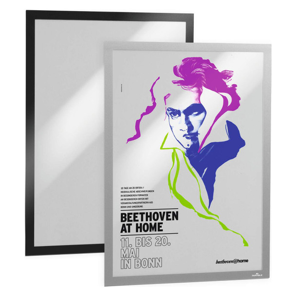 Durable A2 Black Duraframe Poster Pack 1 | Mega Office Supplies