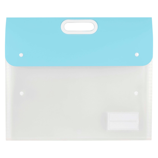 Marbig Portfolio A3 Expanding Art with Handle Pastel Assorted | Mega Office Supplies