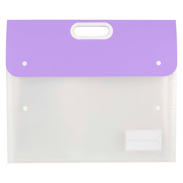 Marbig Art Portfolio A3 Expanding with Handle Assorted Pastel | Mega Office Supplies