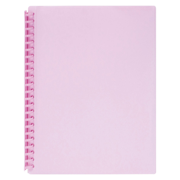 Marbig 20 Pocket Refillable Display Book with Insert Cover Assorted | Mega Office Supplies