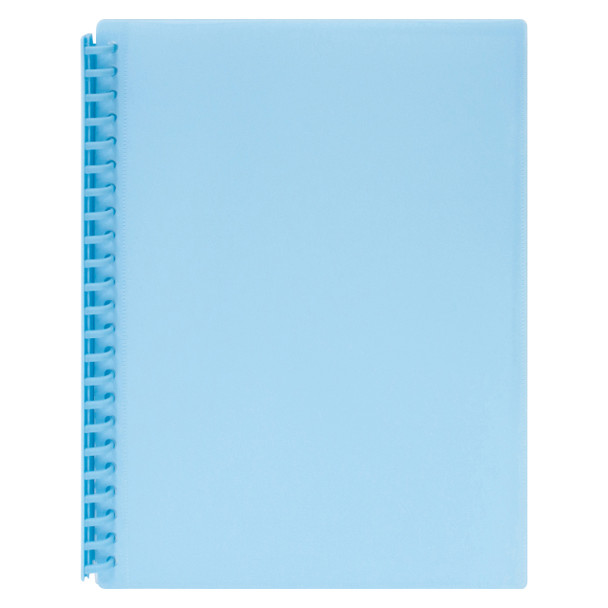 Marbig 20 Pocket Refillable Display Book with Insert Cover Assorted | Mega Office Supplies