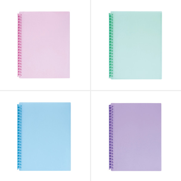 Marbig Display Book 20 Pocket Refillable with Insert Cover Assorted | Mega Office Supplies