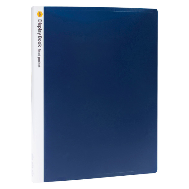 Marbig Non Refillable Display Book 40 Pocket A4 Navy Blue