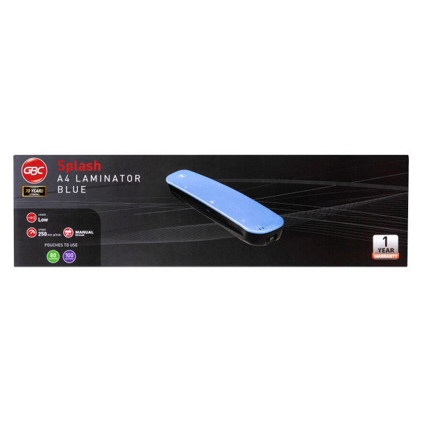 Splash A4 Blue GBC Laminator