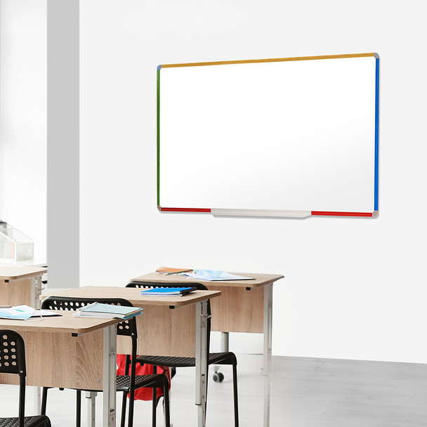 Visionchart 1500 x 600mm Creative Kids Porcelain Whiteboard | Mega Office Supplies