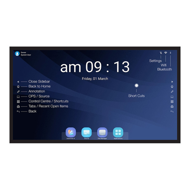 Visionchart Interactive Touch Panel 55 Inch EvolutionX | Mega Office Supplies