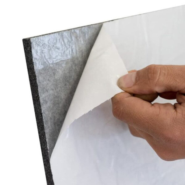 Visionchart Easy Stick Acoustic Wall Panel 2800 x 1220 x 12mm Platinum Sana | Mega Office Supplies Visionchart Easy Stick Acoustic Wall Panel 2800 x 1220 x 12mm Platinum Sana | Mega Office Supplies