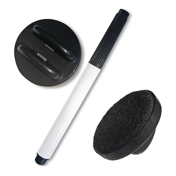 Visionchart Magnetic Eraser Holder with Marker Pen | Mega Office Supplies