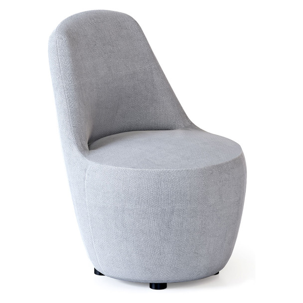 Rapidline Myk Single Lounge Chair 650 x 710 x 800mm Light Grey | Mega Office Supplies