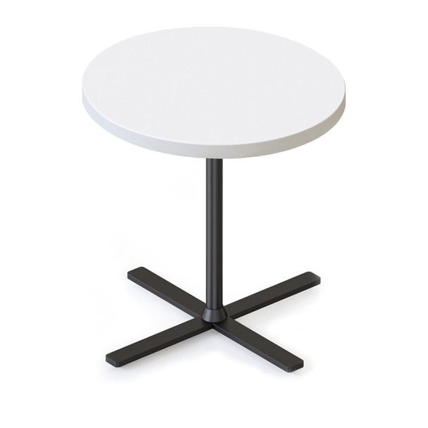 Rapidline Kolo Side and Coffee Table 500 x 457mm Natural White / Black