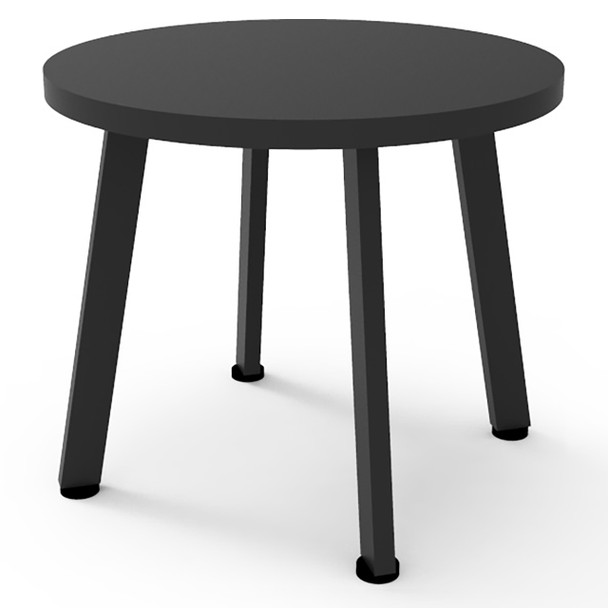 Rapidline Eternity Round Coffee Table 500mm Diameter Black / Black