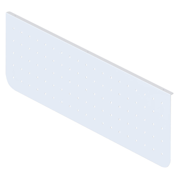 Rapidline Arch Perforated Modesty Panel 1000 W x 300mm H White | Mega Office Supplies