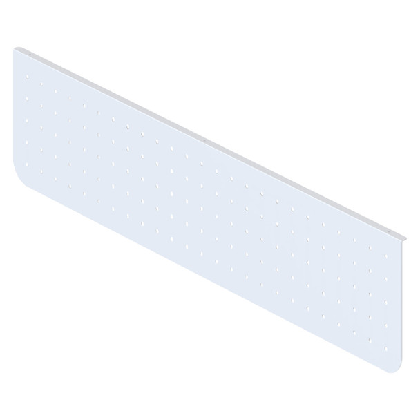 Rapidline Arch Perforated Modesty Panel 1300mm Only White