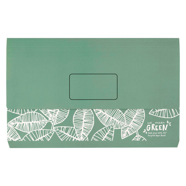 Marbig Assorted Enviro Document Wallet Foolscap Pack 10 | Mega Office Supplies