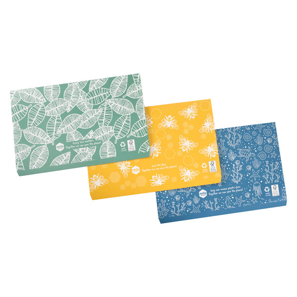 Marbig Assorted Enviro Document Wallet Foolscap Pack 10 | Mega Office Supplies