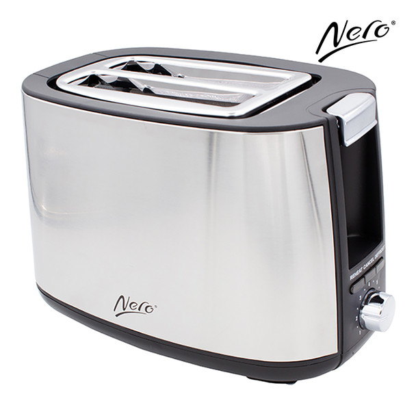 Nero 2 Slice Toaster Stainless Steel