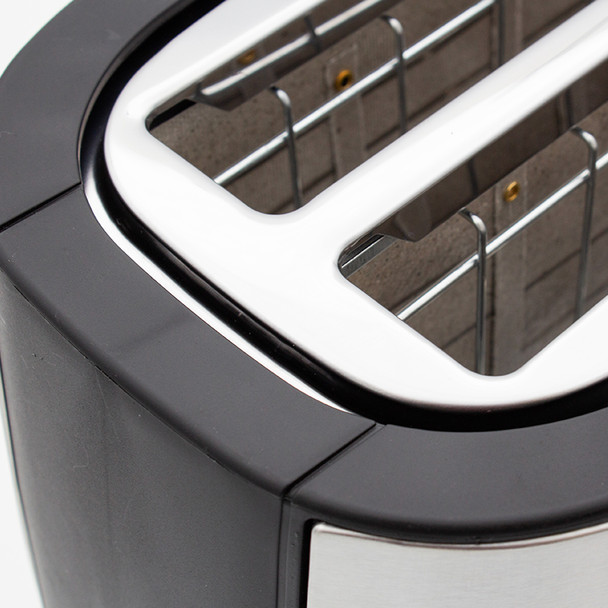Nero 4 Slice Long Toaster Stainless Steel