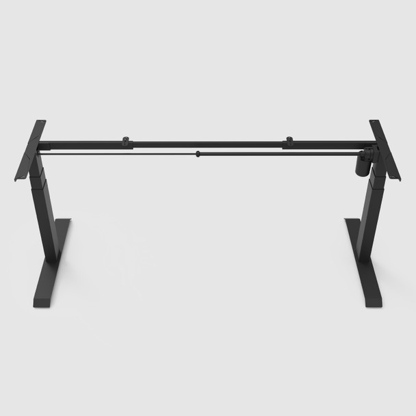 Rapidline Frame Black Boost Light Single Sided Height Adjustable Workstation | Mega Office Supplies