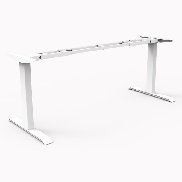 Rapidline Boost Static Single Sided Fixed Height Workstation Frame White | Mega Office Supplies