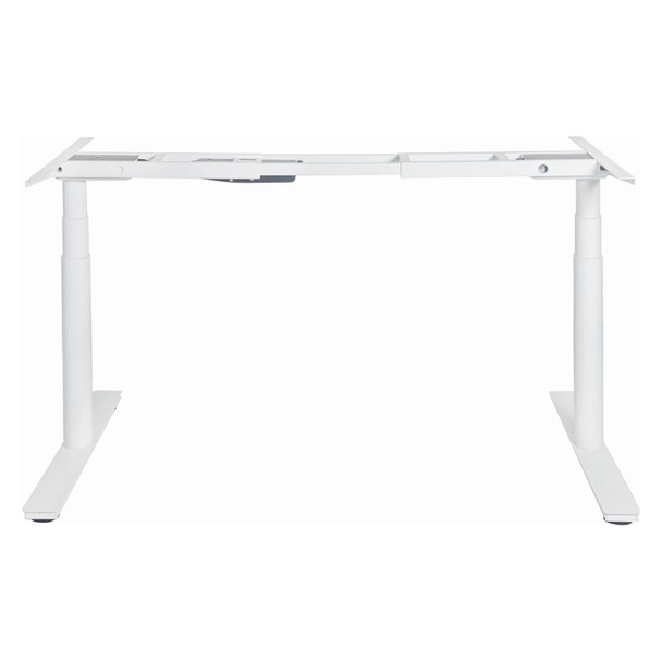 Rapidline Frame White Halo Plus Single Sided Height Adjustable Workstation | Mega Office Supplies