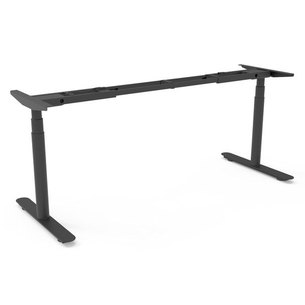 Rapidline Height Adjustable Frame Only Black for Halo Plus Single Sided Workstation