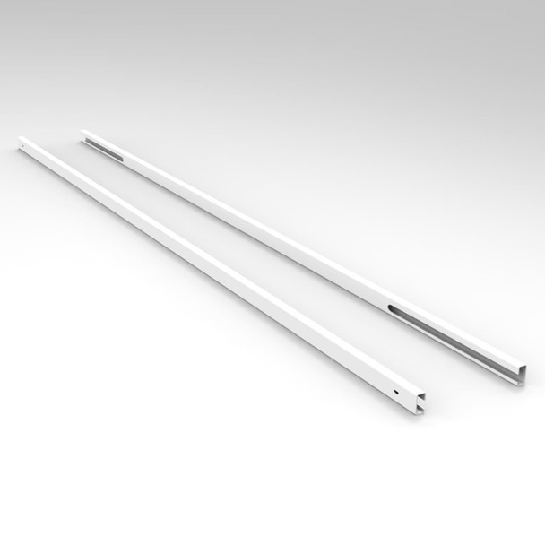 Rapidline White Boost Plus and Halo Plus Rail Extensions Beam | Mega Office Supplies