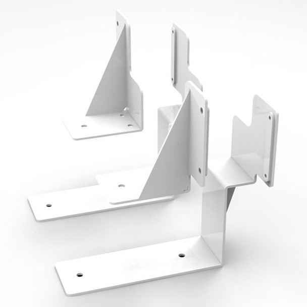 Rapidline Screen Bracket White Boost and Halo Single Side Workstation | Mega Office Supplies
