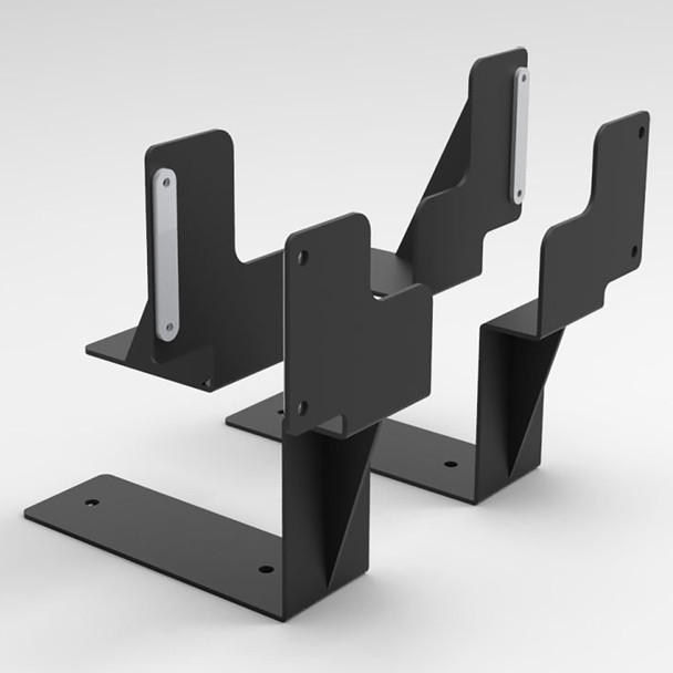 Rapidline Single Side Workstation Screen Bracket Black Boost and Halo | Mega Office Supplies