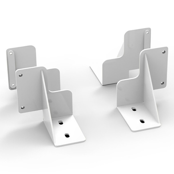 Rapidline Screen Bracket Set of 4 Only White for Boost Plus Workstation