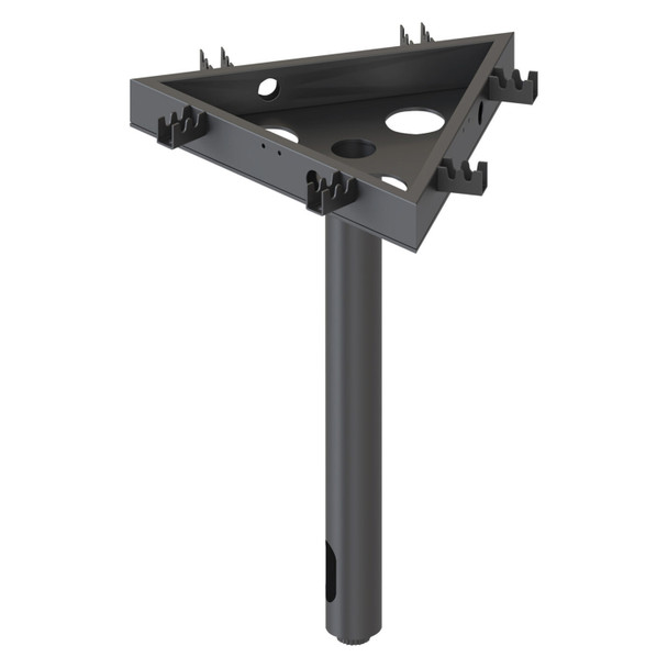Rapidline Infinity 120 Degree Pole Leg to Suit Profile, Loop and Eternity Legs Black | Mega Office Supplies