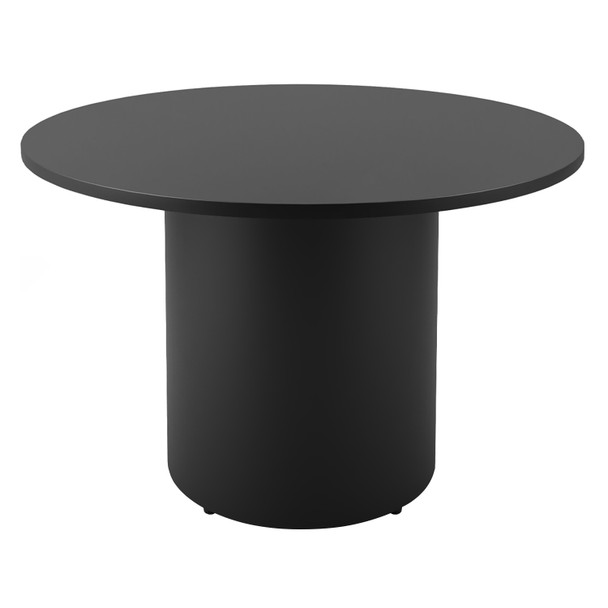 Rapidline Round Table Drum Base 1200mm Diameter Black / Black