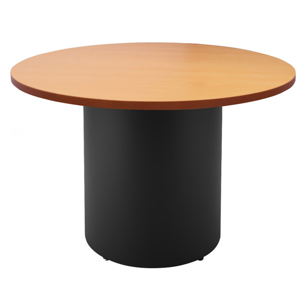Rapidline Table Round Drum Base 1200mm Diameter Beech / Black