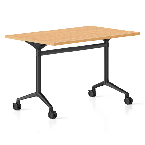 Rapidline Typhoon Flip Top Table 1800 x 750mm Beech / Black