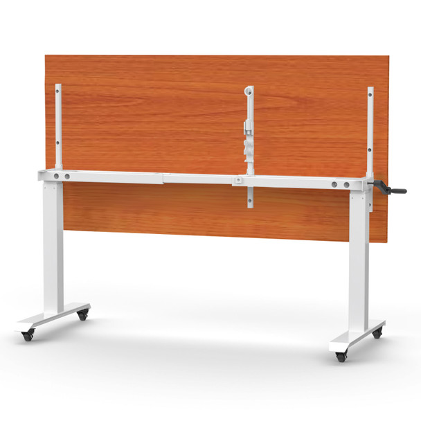 Rapidline Boost Crank Flip Top Table 1500 x 750mm Cherry / White