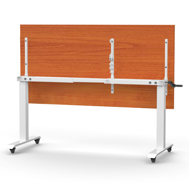 Rapidline Boost Crank Flip Top Table 1800 x 750mm Cherry / White