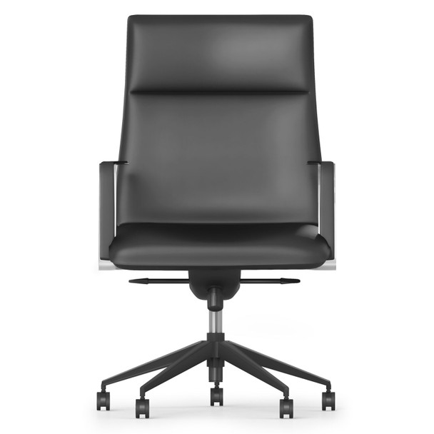 Rapidline Mirage Executive Chair Medium Back Black Leather