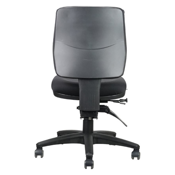 Rapidline Ergo Midi Black Fabric Operator Chair Medium Back